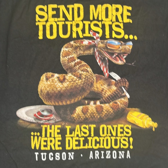 Tucson Arizona rattlesnake graphic T-shirt - Picture 2 of 5